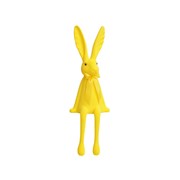 Zec s mašnom pliš 90cm žuta