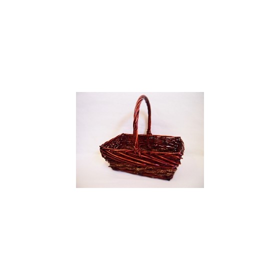 Košara četvrtasta 34x24/h12cm mahagonij