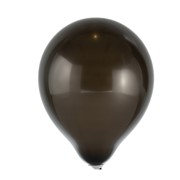 Baloni metalik 25cm, 50kom - crna