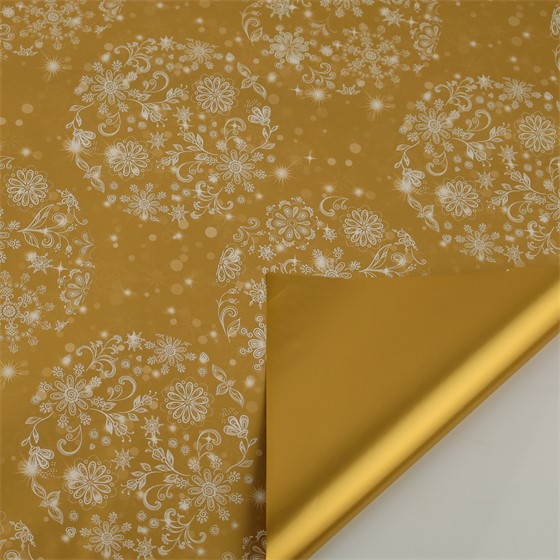 Arak kartopak Snowballs 70x100cm 10kom zlatna