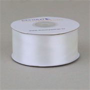 Traka saten 38mm/25m standard off bijela 000