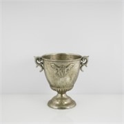 Metalni kalež 21x16x20cm srebrna