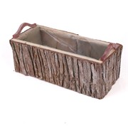Košara četvrtasta 42x19x15/19cm kora bijeljena M