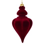 Ukras za bor  25x11.5cm ornament A flok- bordo