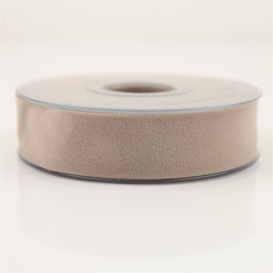 Traka dupli pliš 25mm/7m siva 67