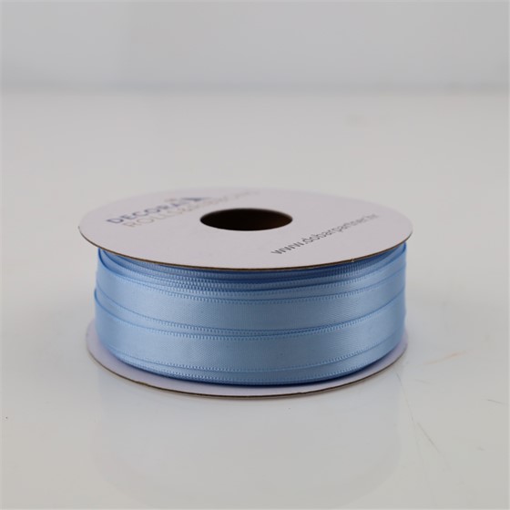 Traka saten 10mm/50m premium topaz plava 308