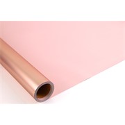 Charm folija metalik dvobojna 58cm/15m - sv.roza/rose gold