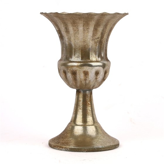 Metalni kalež d12,5cm h19cm srebrna