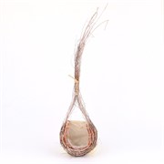 Košara gnijezdo 13x7cm h50cm white wash