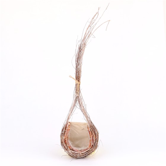Košara gnijezdo 13x7cm h50cm white wash