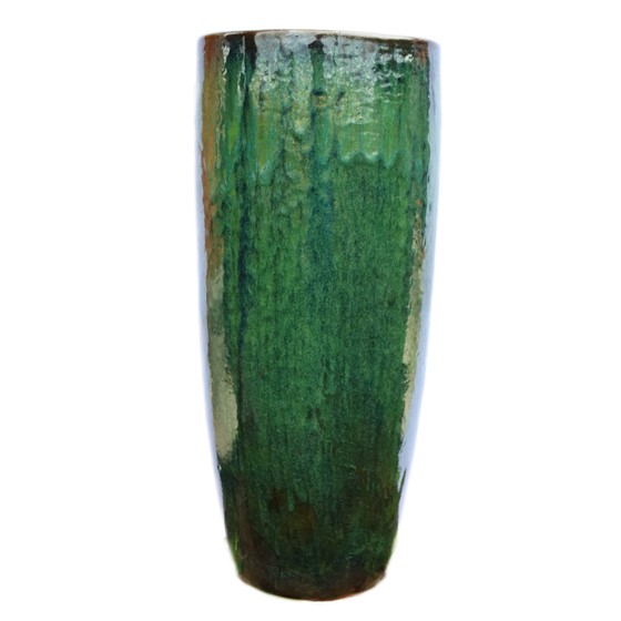 Keramička posuda glazirana h80 d39cm zelena