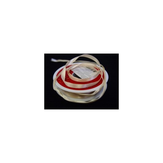 Traka saten 6mm/50m standard krem 815