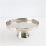 Metalni etažer 21x21xh9cm nikl