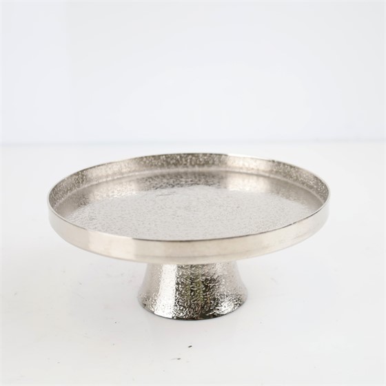 Metalni etažer 21x21xh9cm nikl