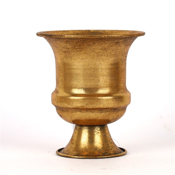 Metalni kalež d12cm h13cm zlatna