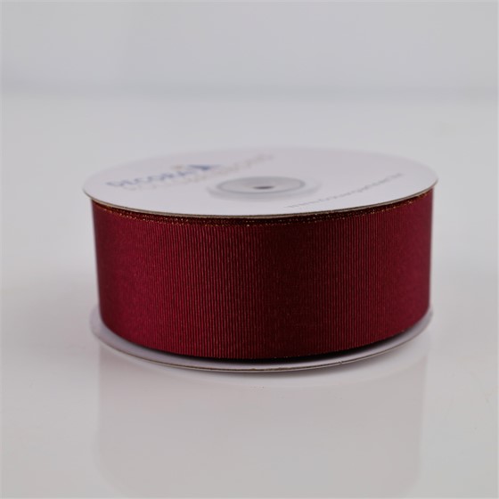 Traka LUREX RIPS 38mm/25m wine/zlatna