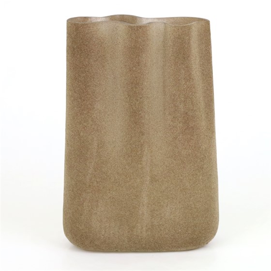 Staklo vaza velvet 20x9xh30cm siva