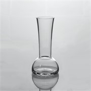 Staklo vaza boca h20cm d10cm šlif