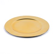 Tanjur plastični 33cm sv.zlatna