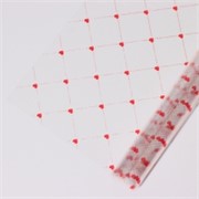 Arak celofan srca 70x100cm, 20kom crvena