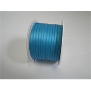Traka saten 3mm/100m premium tornado plava P344