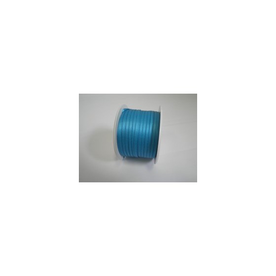 Traka saten 3mm/100m premium tornado plava P344
