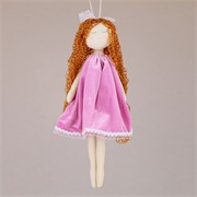 Djevojčica h35cm lila/bijela