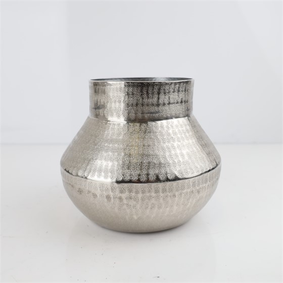 Vaza alu 21xh18cm nikal