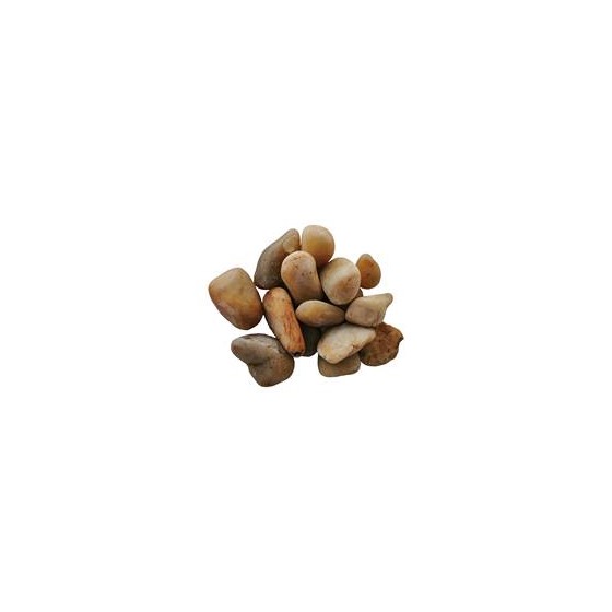 Riječni kamen 2-4cm 1kg-sjaj žuta