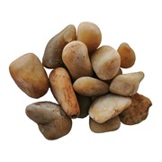 Riječni kamen 2-4cm 1kg-sjaj žuta