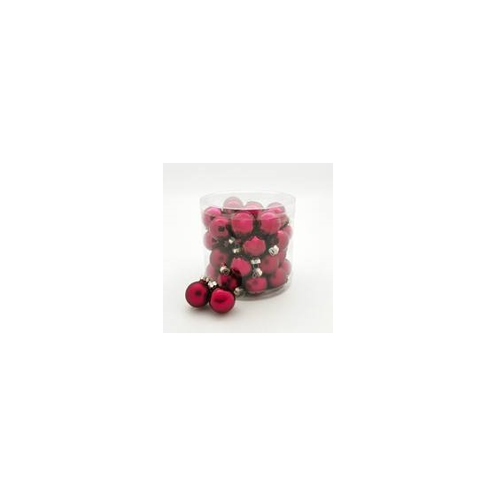Staklene kuglice 3cm/45kom - burgundy S/M
