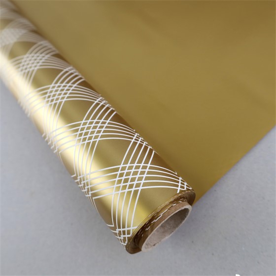 Rola kartopak diamond  1x25m zlatna