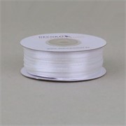 Traka saten 3mm/100m standard bijela 029