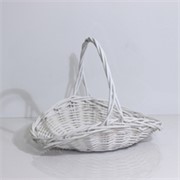 Košara pladanj 39x30/h11cm bijela