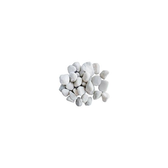 Riječni kamen 2-4cm 1kg-sjaj bijela