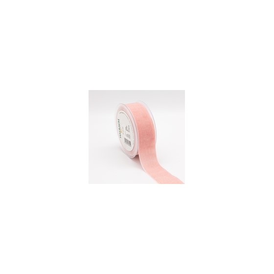 Traka 7980 pliš 38mm/9,5m sv.roza 23