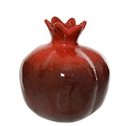 Keramička vaza nar h12cm d10,5cm bordo