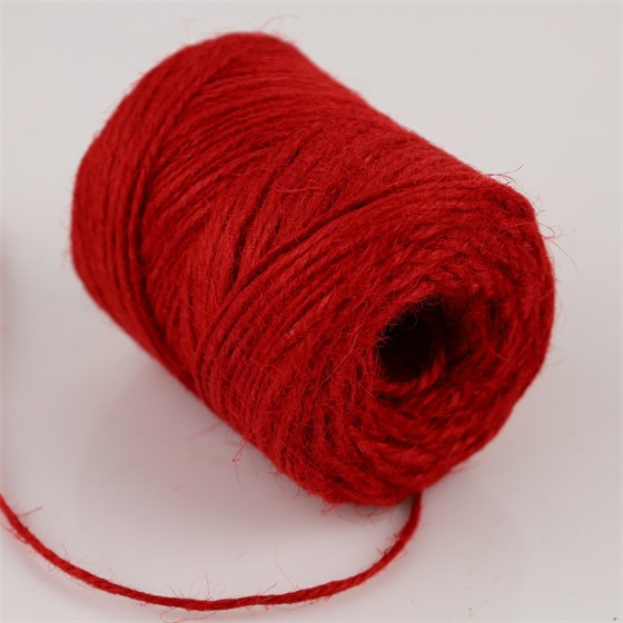 Konop juta 2mm 100g t.crvena 08