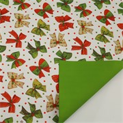 Arak kartopak Fiococo mašne 70x100cm 10kom zelena/bijela