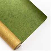 Rola kartopak dvobojna riža 1x40m mahovina/zlatna