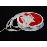 Traka saten 6mm/50m standard bijela 029