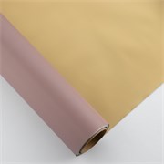 Charm folija Dvobojna rola 58cm/15m - puder roza/zlatna