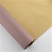 Charm folija Dvobojna rola 58cm/15m - puder roza/zlatna
