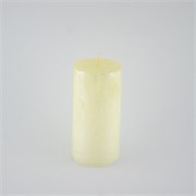 Svijeća metalik 6,8xh14cm - bež