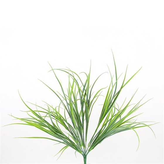 Trava grm 60cm zelena/bijela