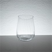 Staklo vaza optic h16d13cm o10cm