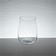 Staklo vaza optic h16d13cm o10cm