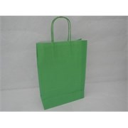 Vrećica 22x10x31cm papir svjetlo zelena
