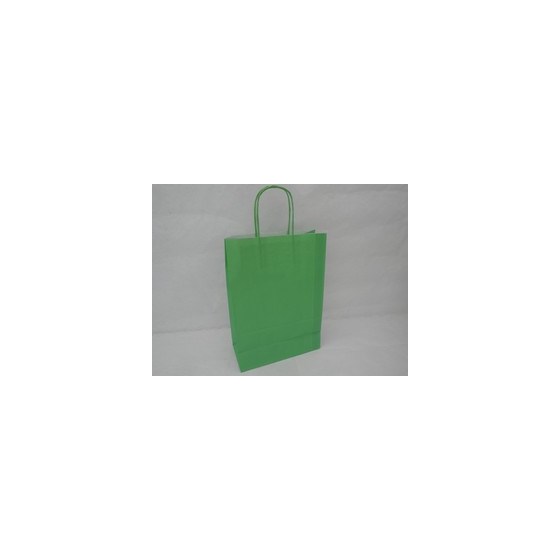Vrećica 22x10x31cm papir svjetlo zelena