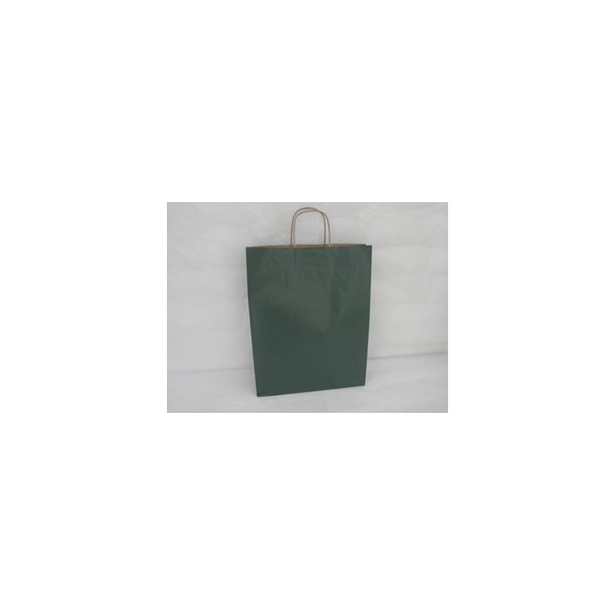 Vrećica 32x12x41cm papir t.zelena